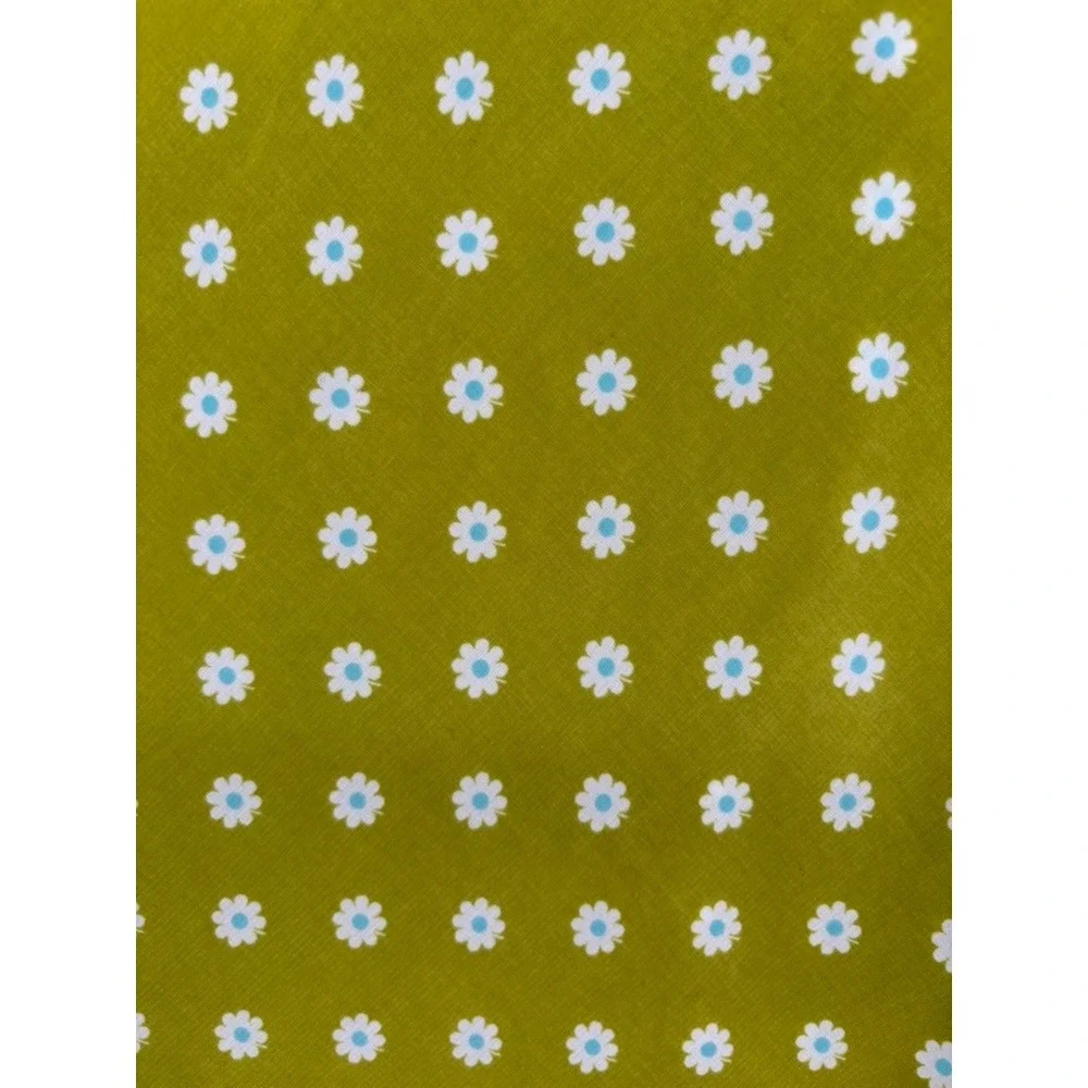 Levi's Mini Slip Dress Small Green Daisy Floral Tie Strap Sun Dress